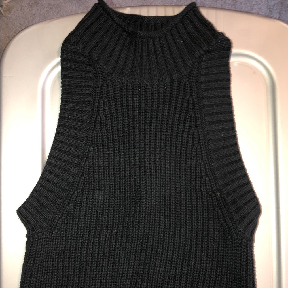 Sweater tank top